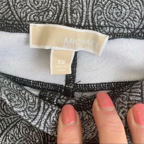 Sz XS Michael Kors Linhart Print Leggings NWT - Picture 8 of 10